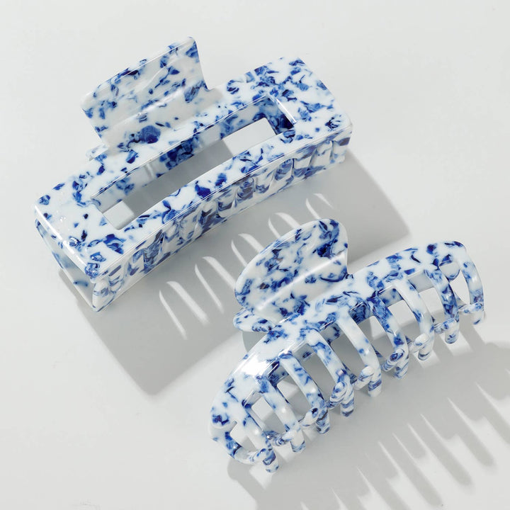 Coastal Blue Large | Assorted Large Claw Clips: Assorted