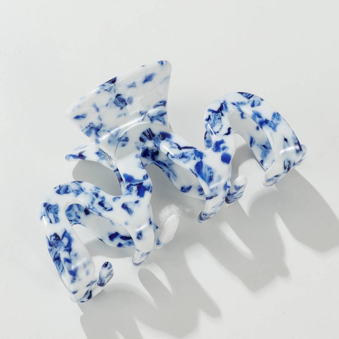 Coastal Blue Large | Assorted Large Claw Clips: Assorted