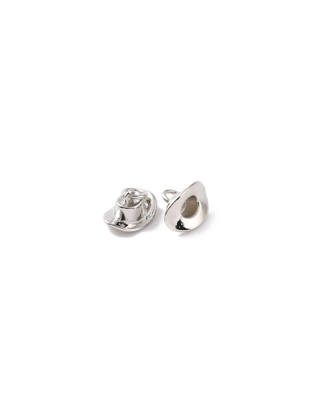 Silver Giddy Up! Cowgirl Hat Charm