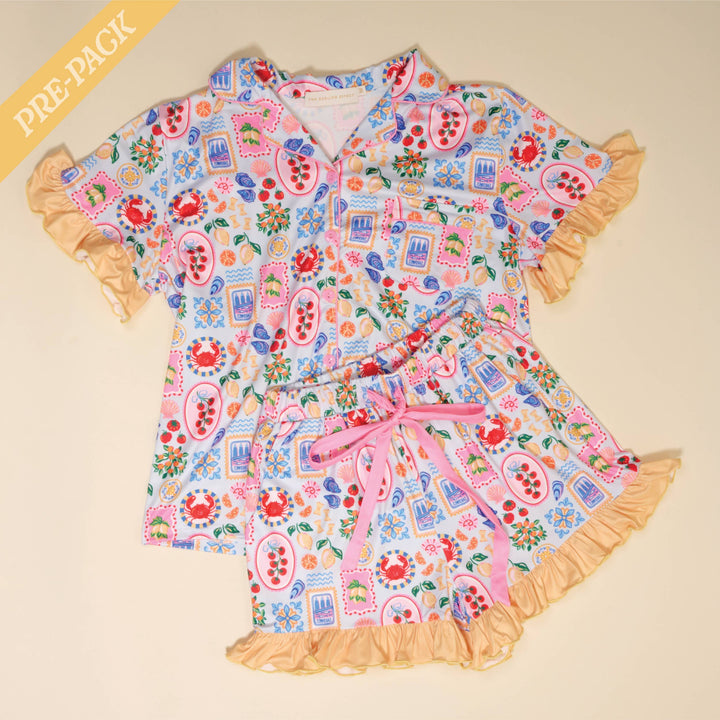 Slumber Party Pajama Shorts Set–Ciao Bella