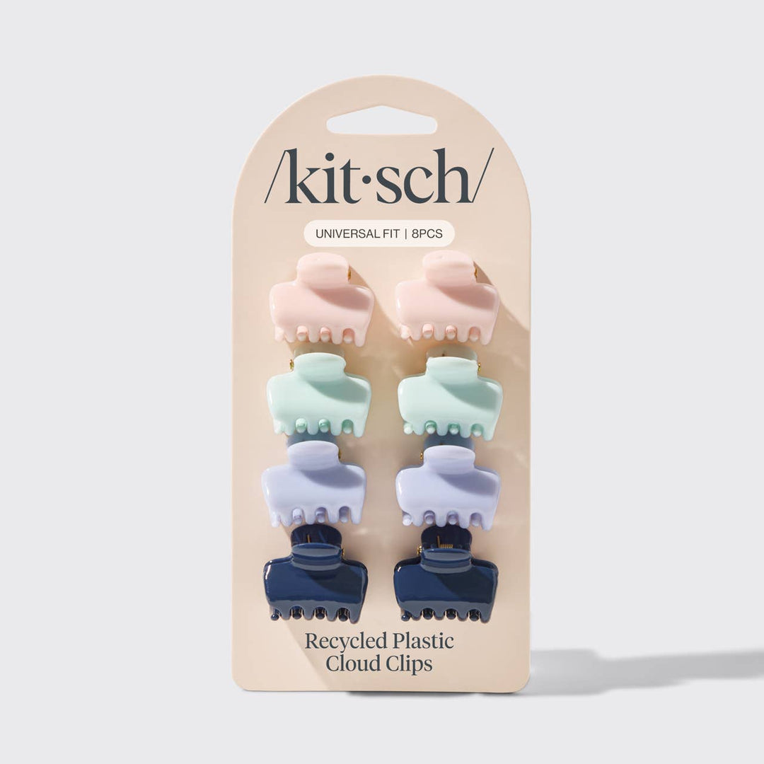 Garden Bouquet Recycled Plastic Mini Cloud Clips 8pc Set