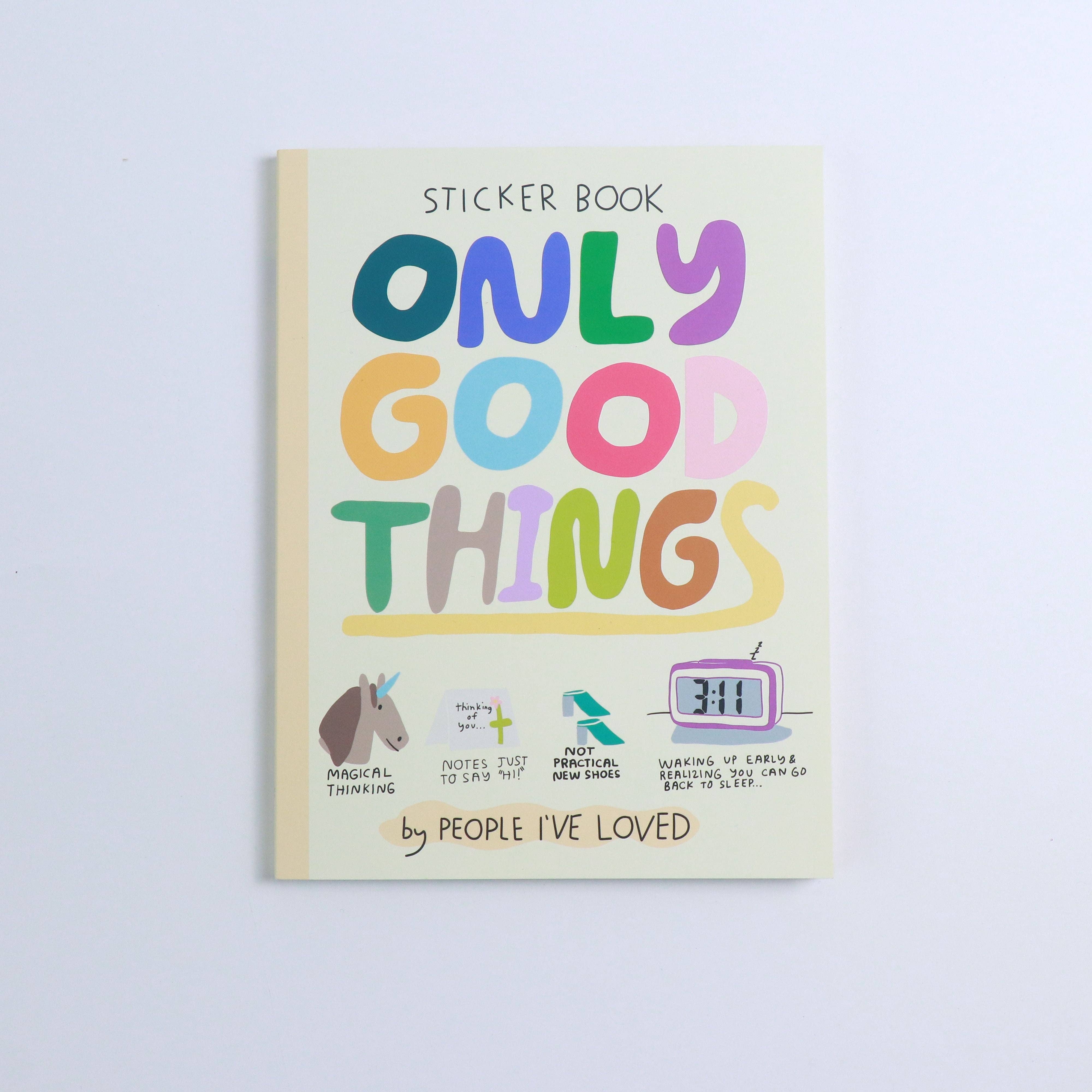 Only Good Things Sticker Book – Pink Moon