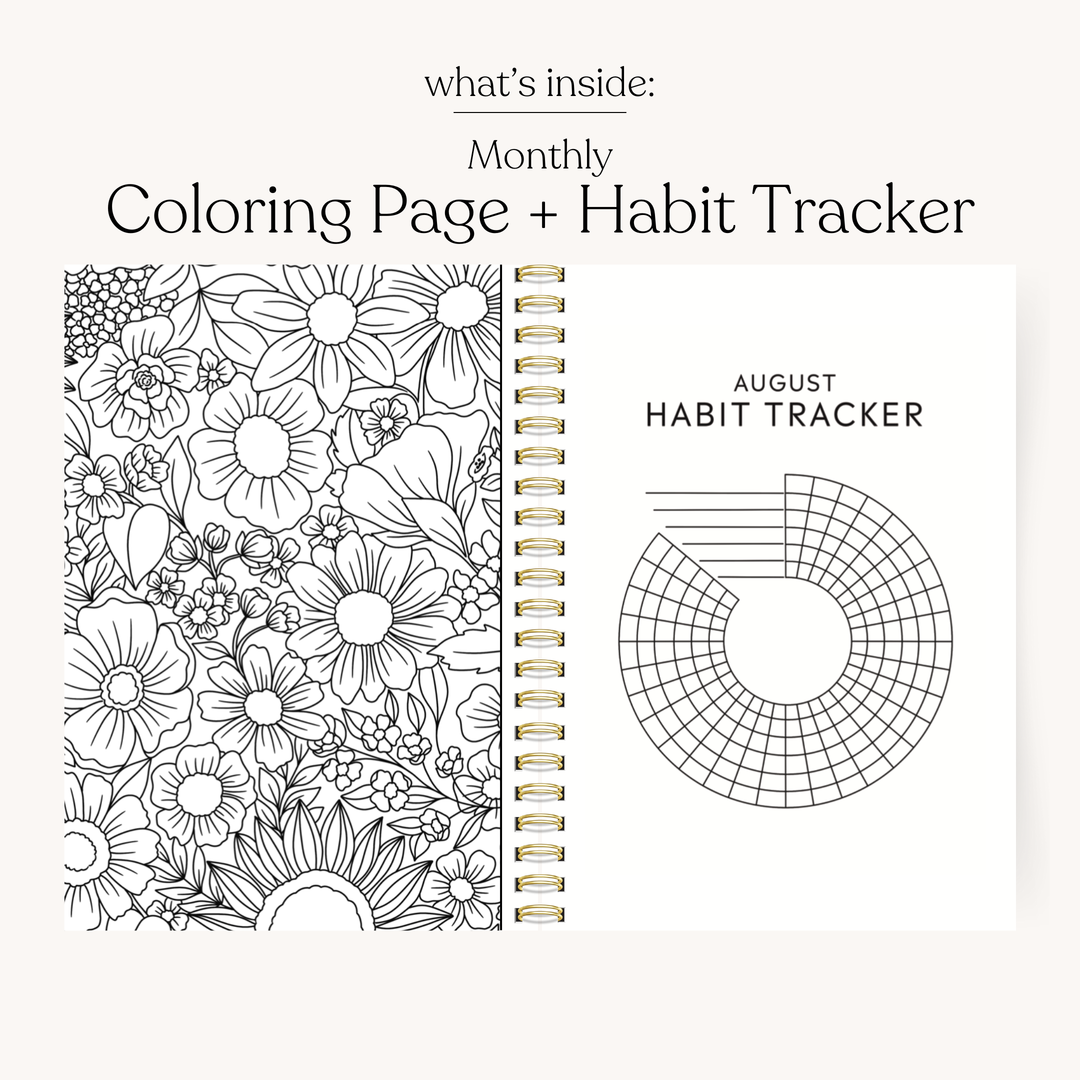 Summer Meadows 2025-2026 Academic Planner: 8.5x11