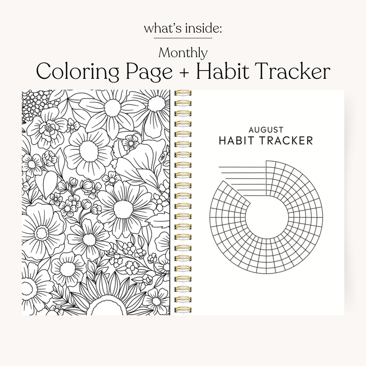 Summer Meadows 2025-2026 Academic Planner: 8.5x11