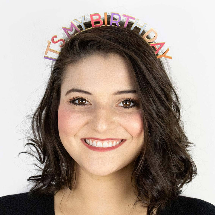 Rose It’s My Birthday Headband | Birthday Party Supplies |