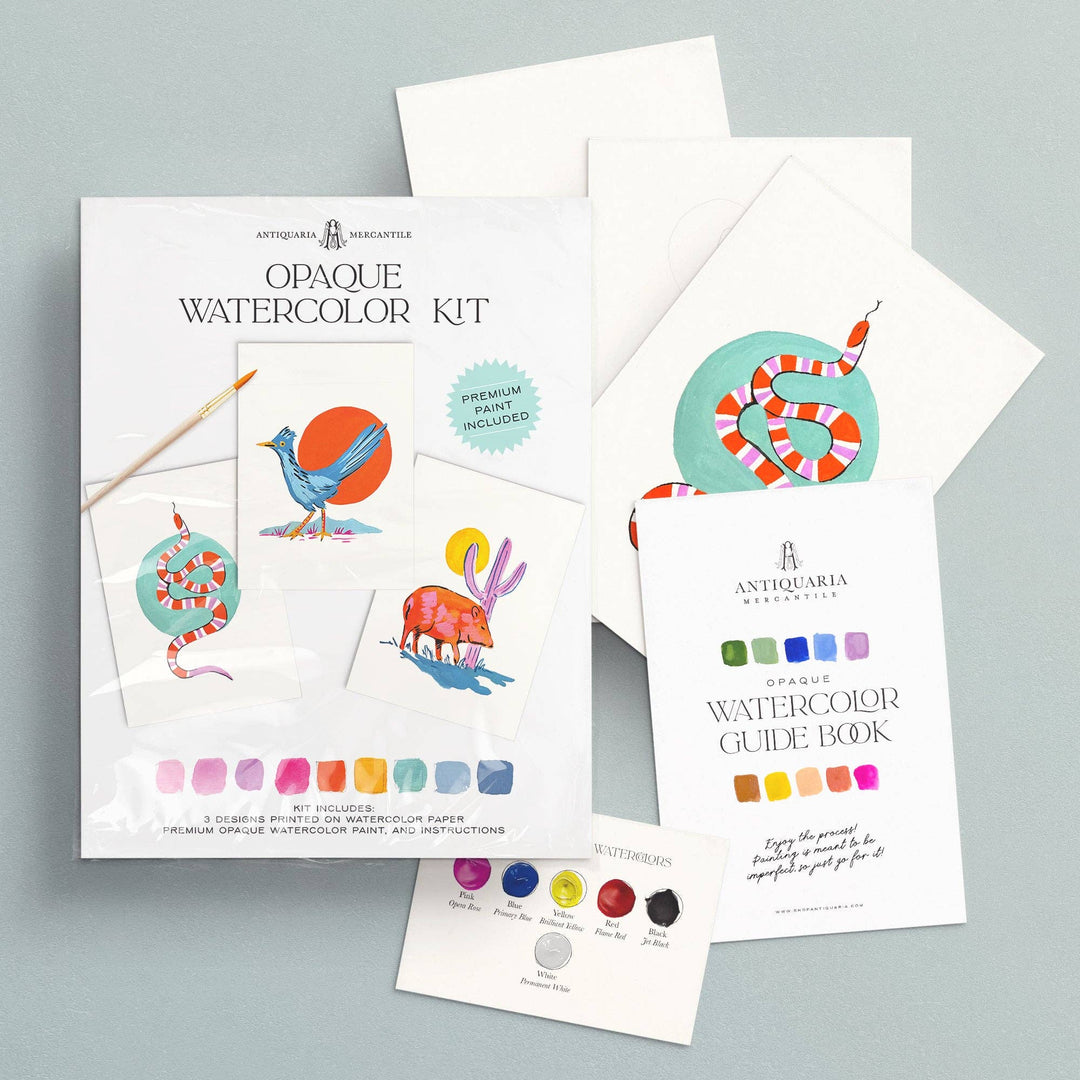 Antiquaria Watercolor Kit: Southwest Animals