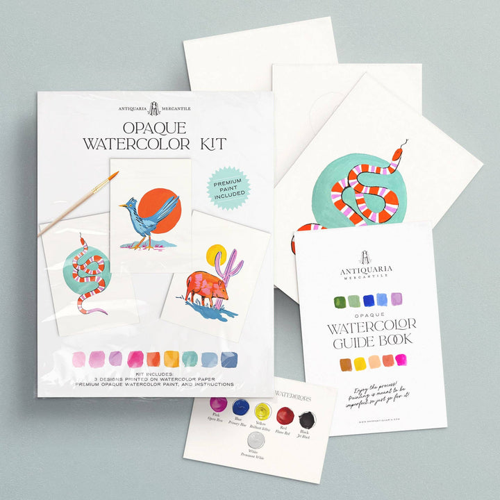 Antiquaria Watercolor Kit: Southwest Animals
