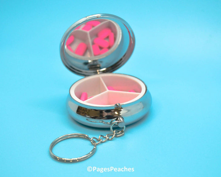 Bitch Pill Case Keychain