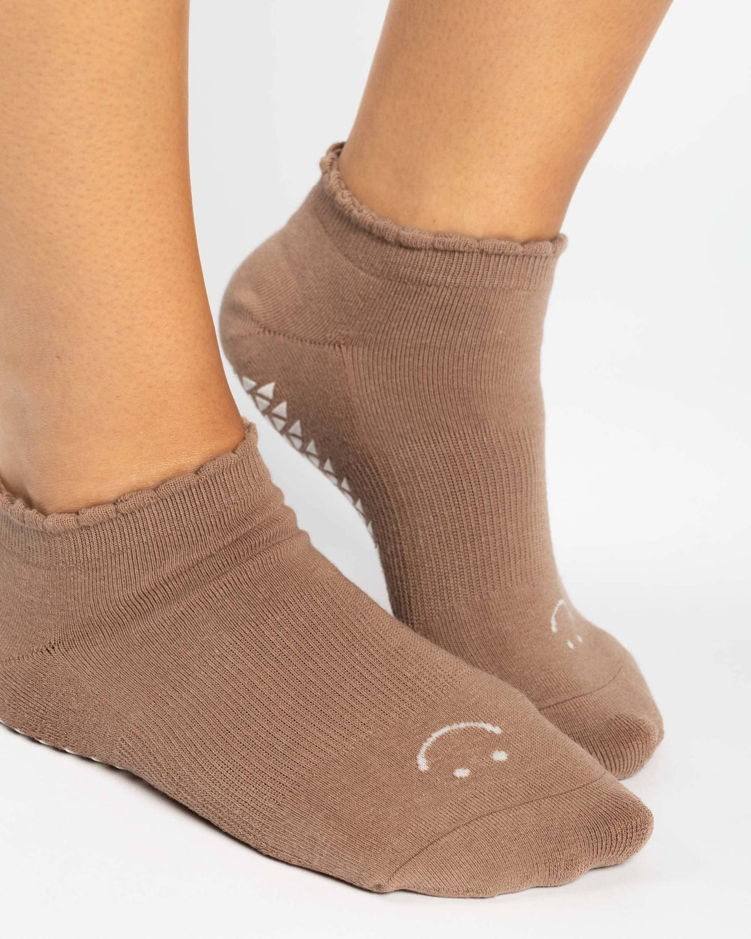 Women's Happy Full Foot Grip Sock: S/M