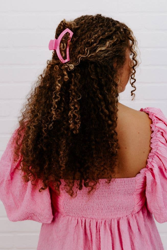 Open Hair Clip | Medium | Peonies Please