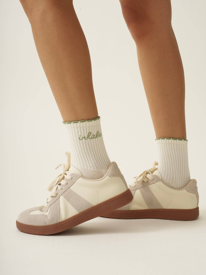 Inhale Exhale Grip Sock