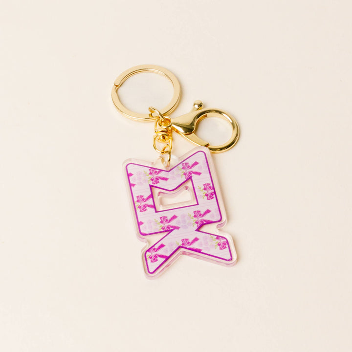 Sorority Oh So Fancy Letter Acrylic Keychain: Sigma Kappa