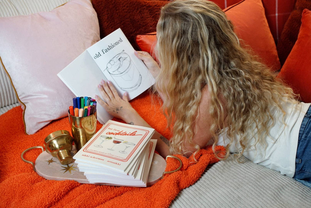 But first, cocktails: A Coloring Book of Mostly Classic Cocktails