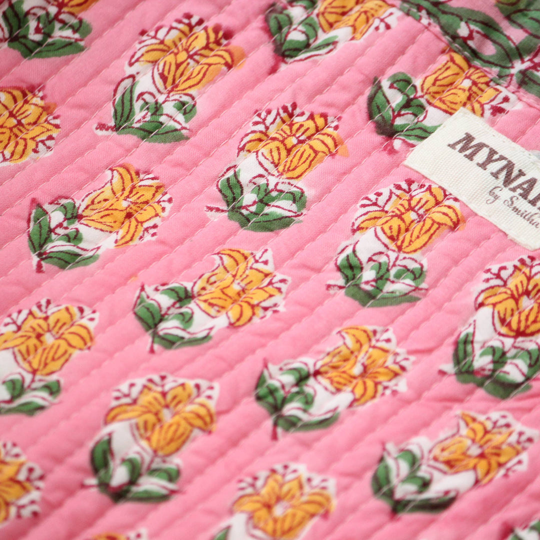 Small Bubblegum Forest Print Reversible Laptop/ Tote Bag