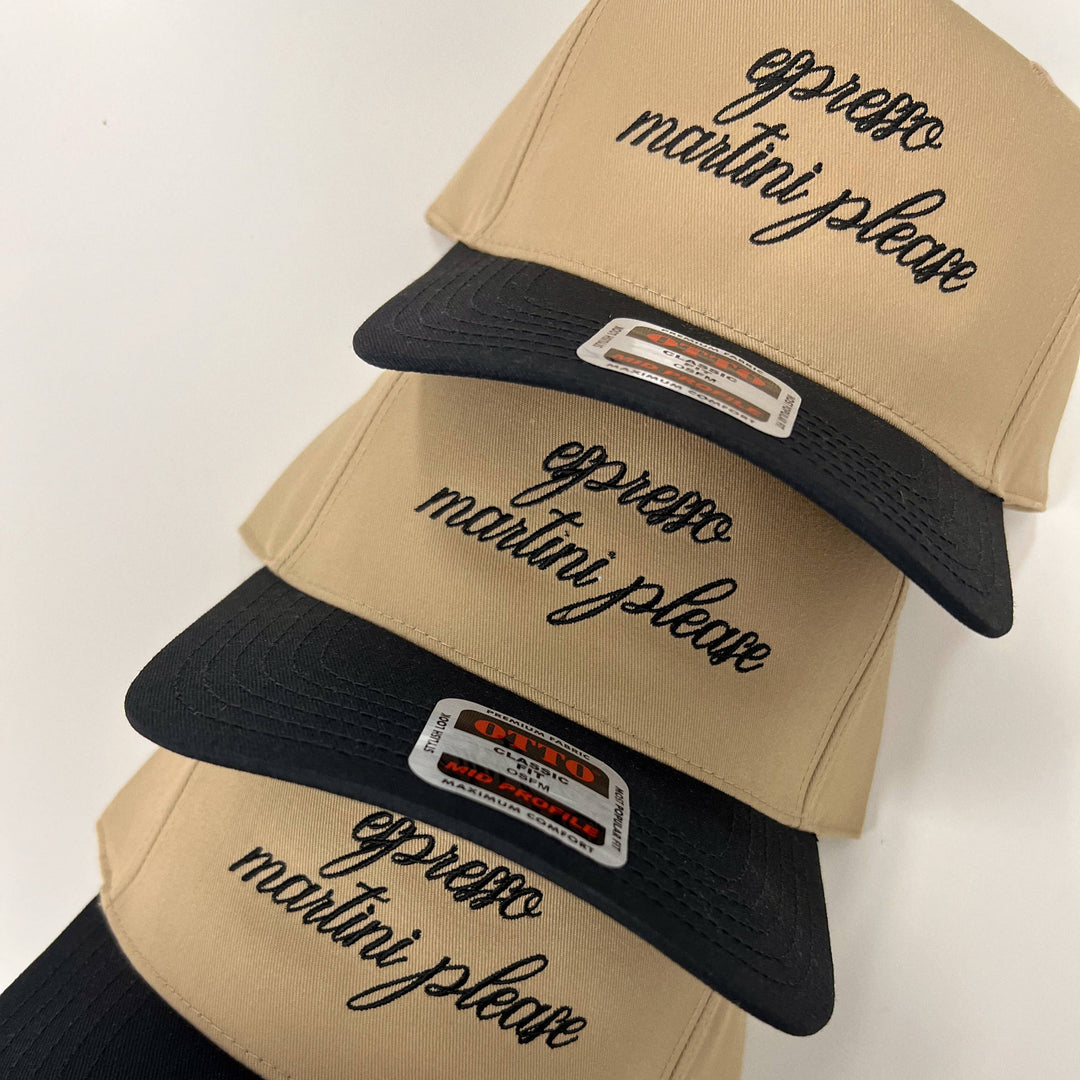 Espresso Martini Please -Embroidered Trucker