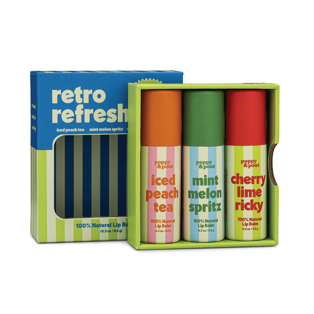 Retro Refreshers Lip Balm Trio - Gift set