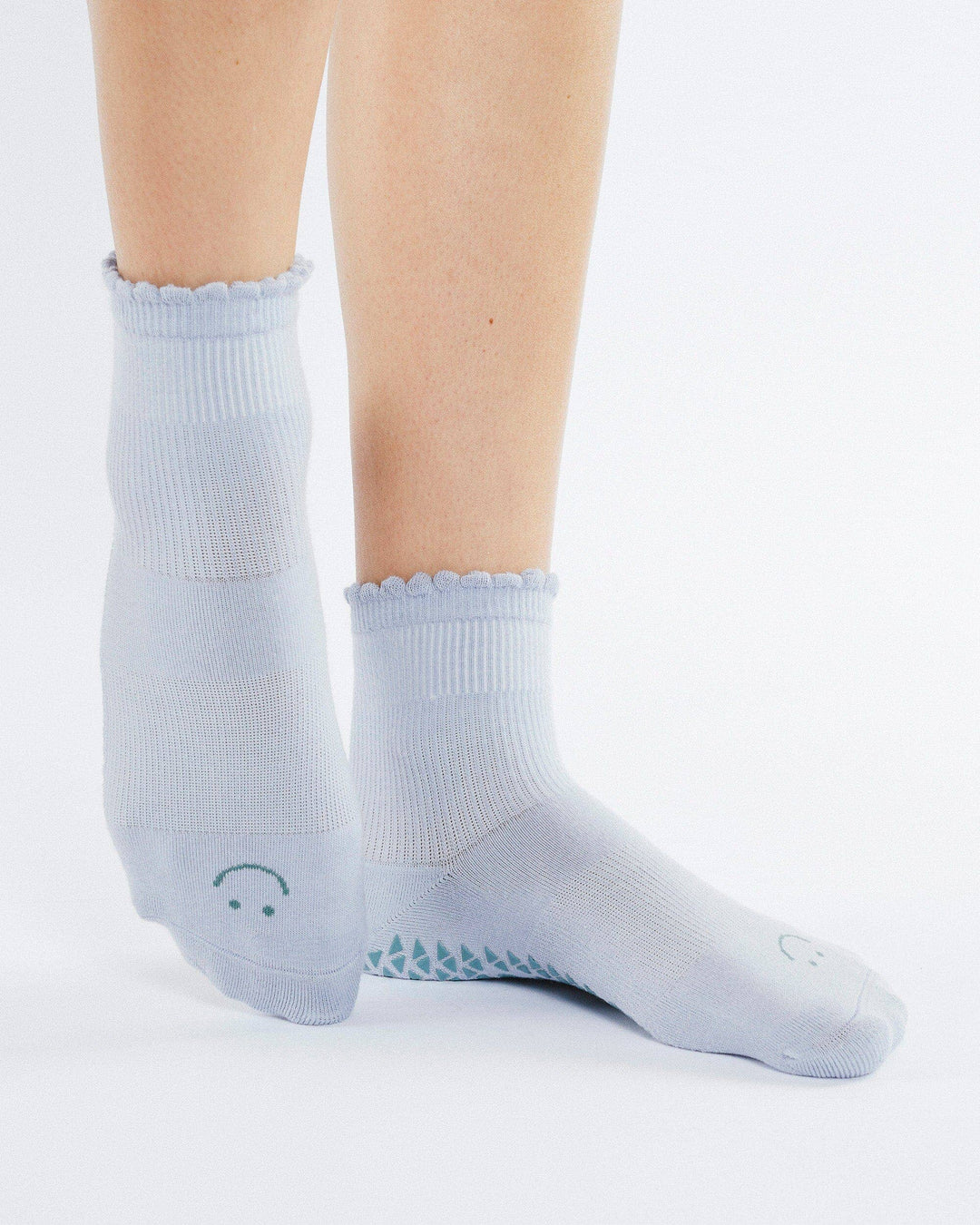 Women's Happy Ankle Grip Sock: M/L