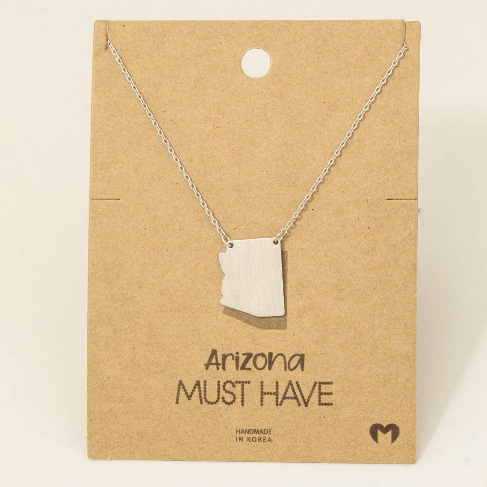 Arizona State Pendant Necklace: S