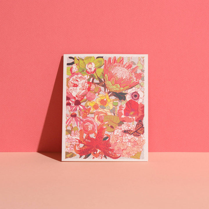 Wild Florals greeting card