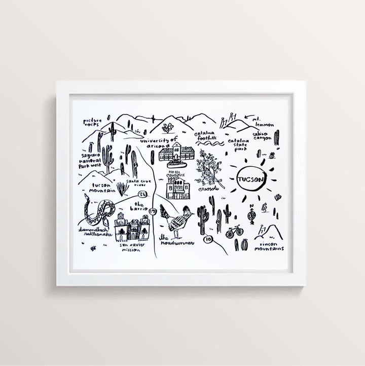 Tucson Map Print