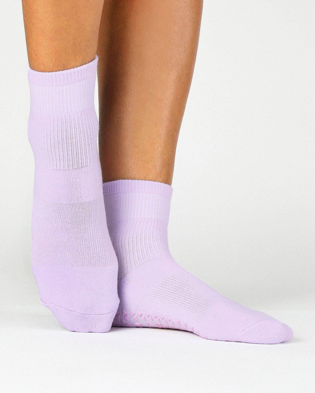 Women's Union Ankle Grip Sock: Lavender / M/L