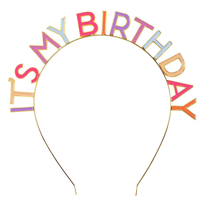 Rose It’s My Birthday Headband | Birthday Party Supplies |