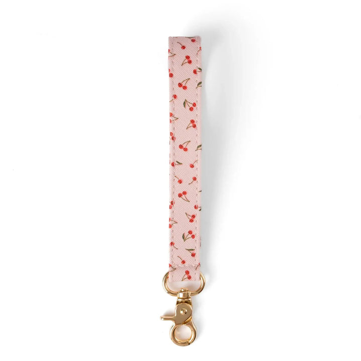 Floral Wristlet Keychain: Forget Me Not Sage