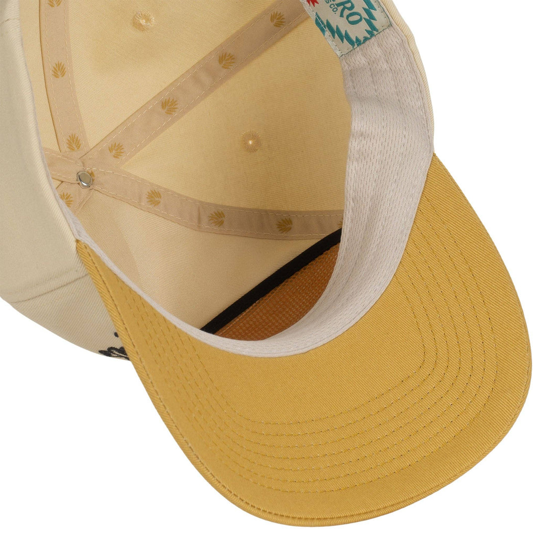 Armadillo Hat: Cream/Green
