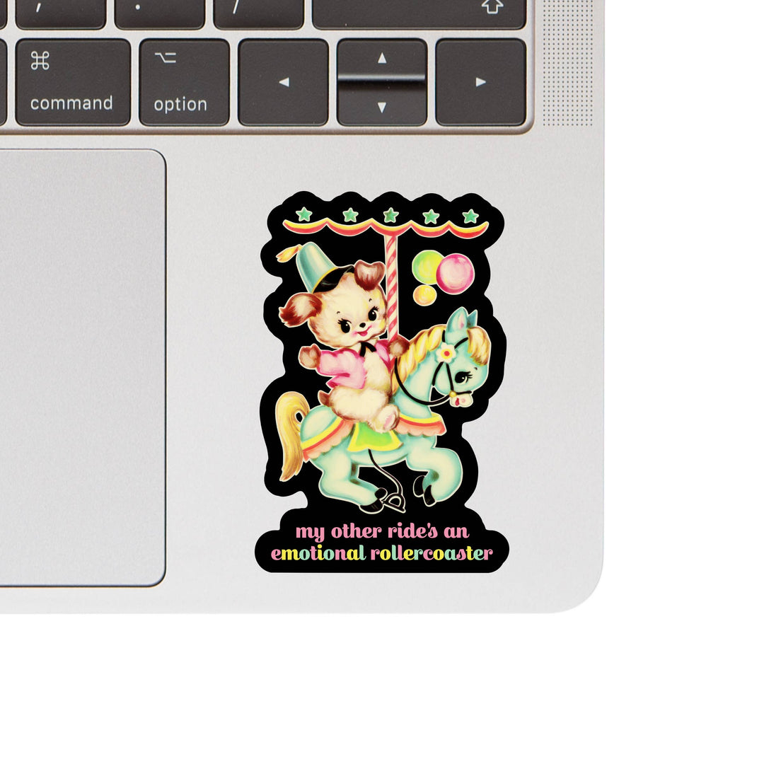 Emotional Rollercoaster Sticker