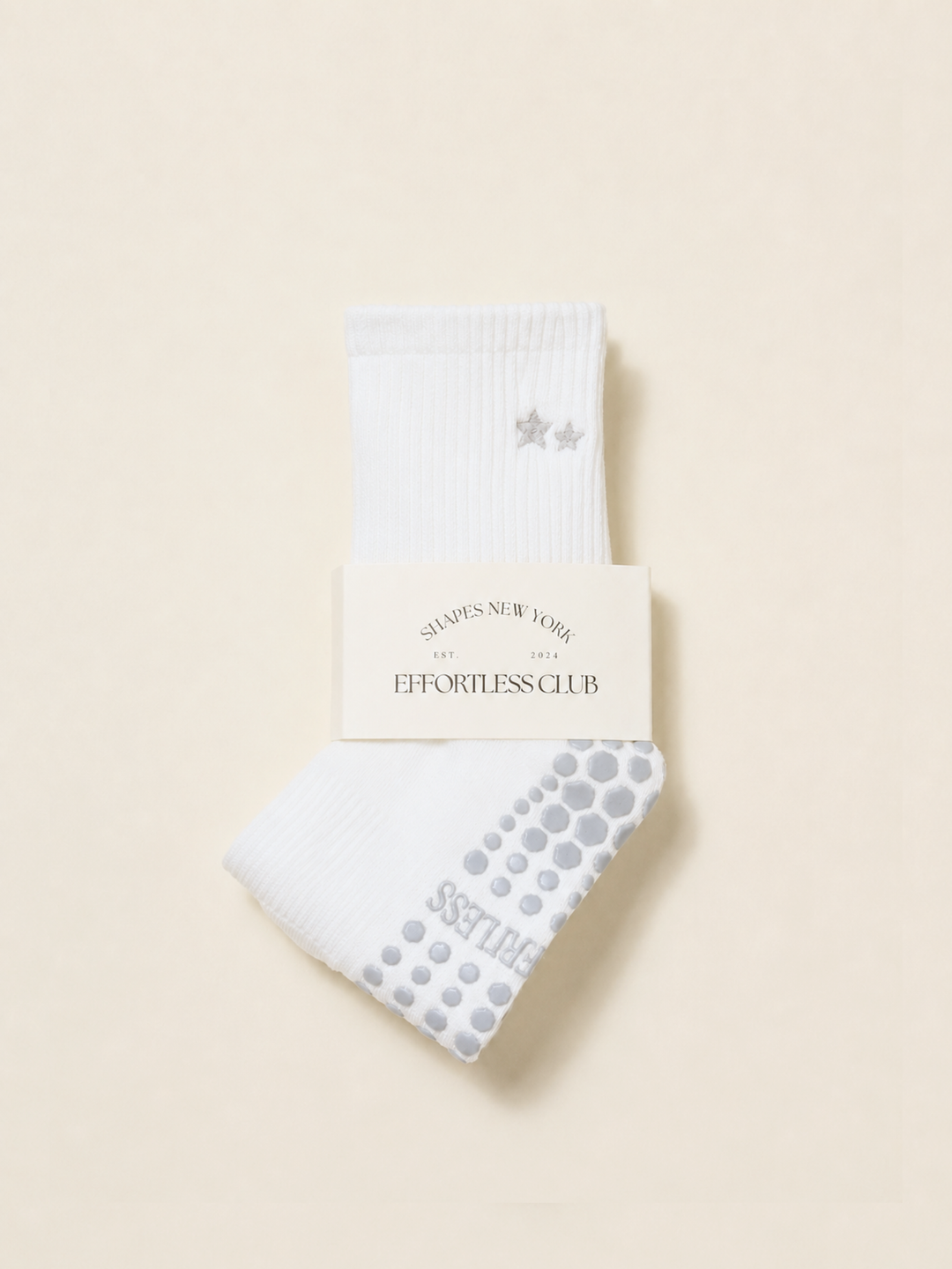 ⭐ Embroidery Star Grip Sock