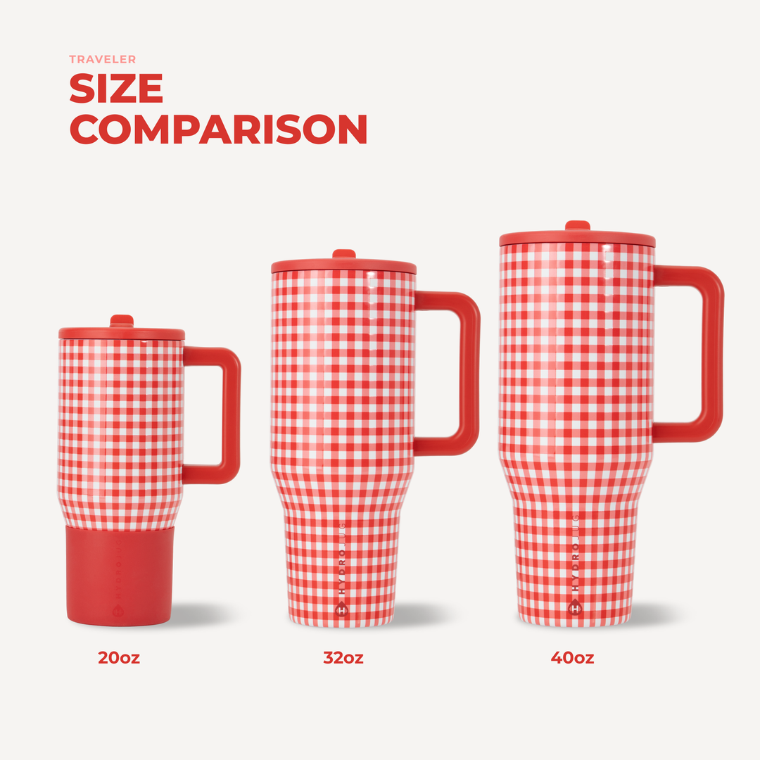 Summer Picnic HydroJug 32 oz Traveler Tumbler