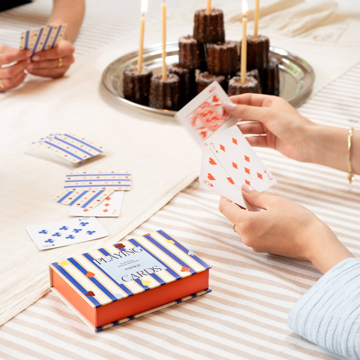 Suits & Stripes Playing Cards, Set of 2