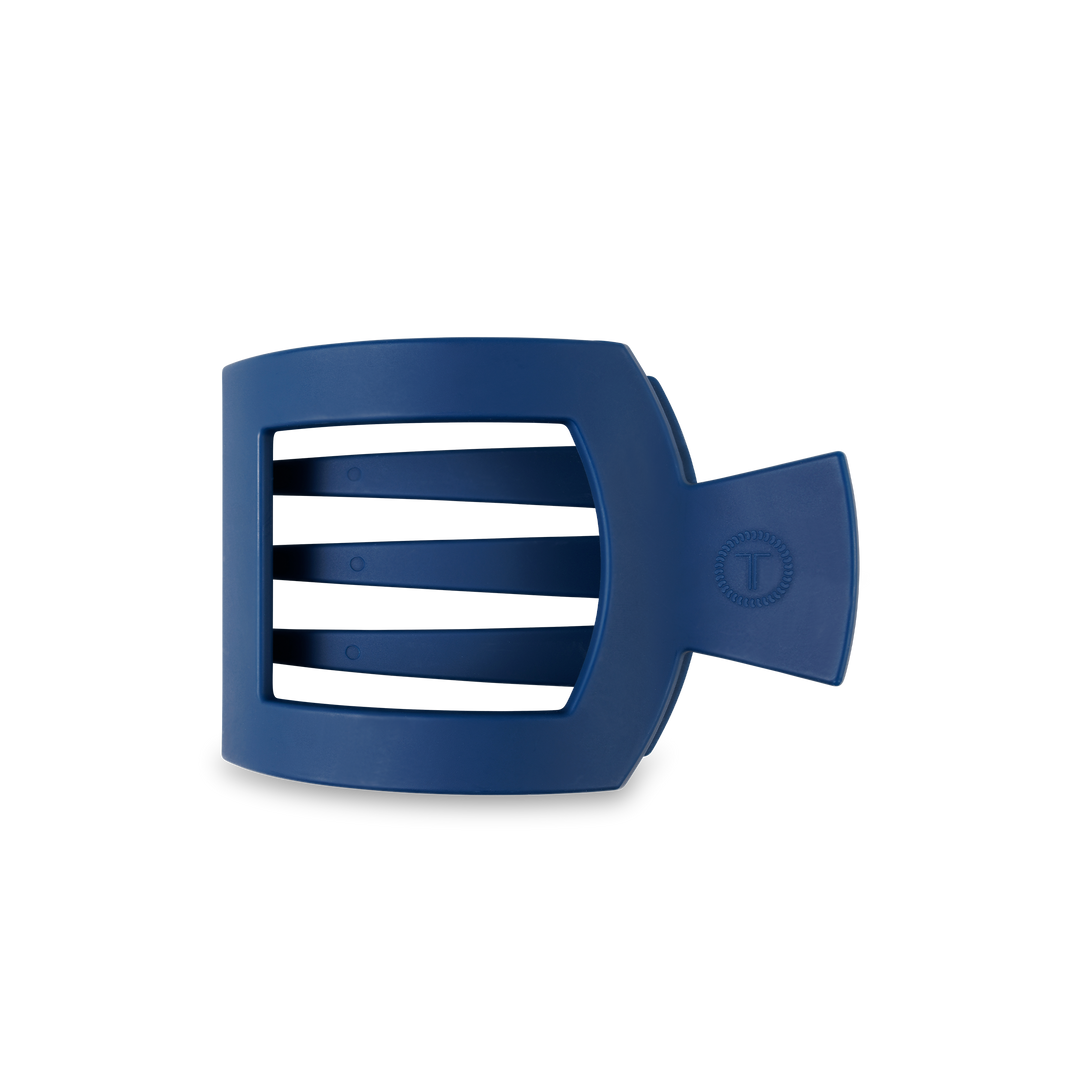 Medium Square Flat Hair Clip-Midnight Rain