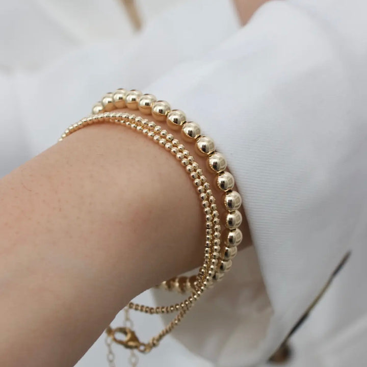 Gold Filled Beaded Bracelets