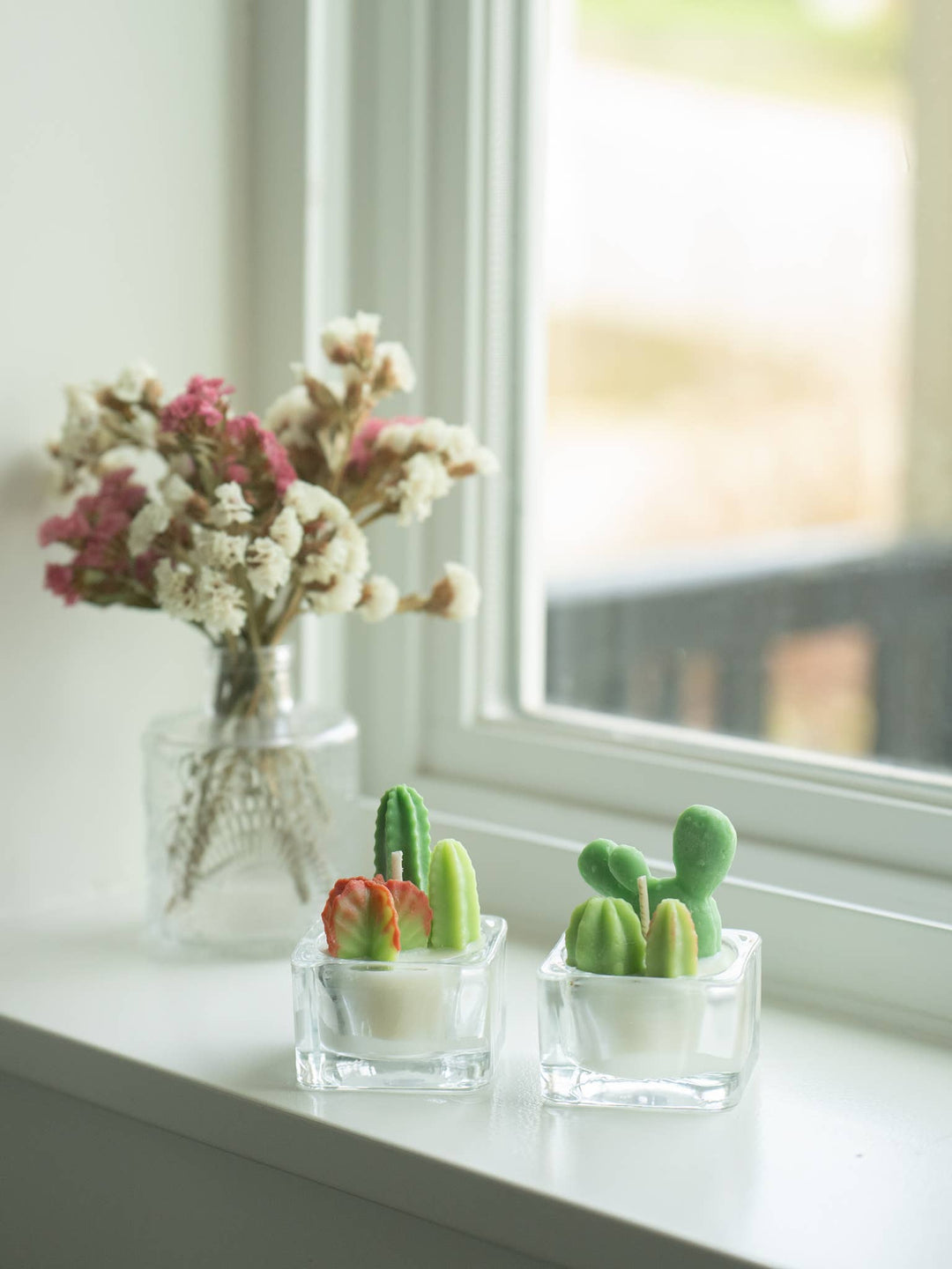 Bunny Ears and Fairy Castle Cactus Tealight Candles: Fairy Castle Cactus Tealight