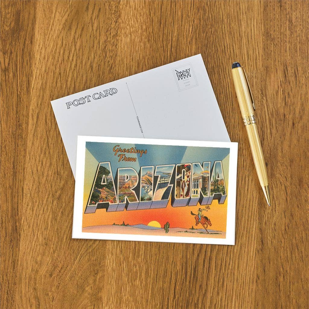 Postcard AZ-367 Greetings from Arizona
