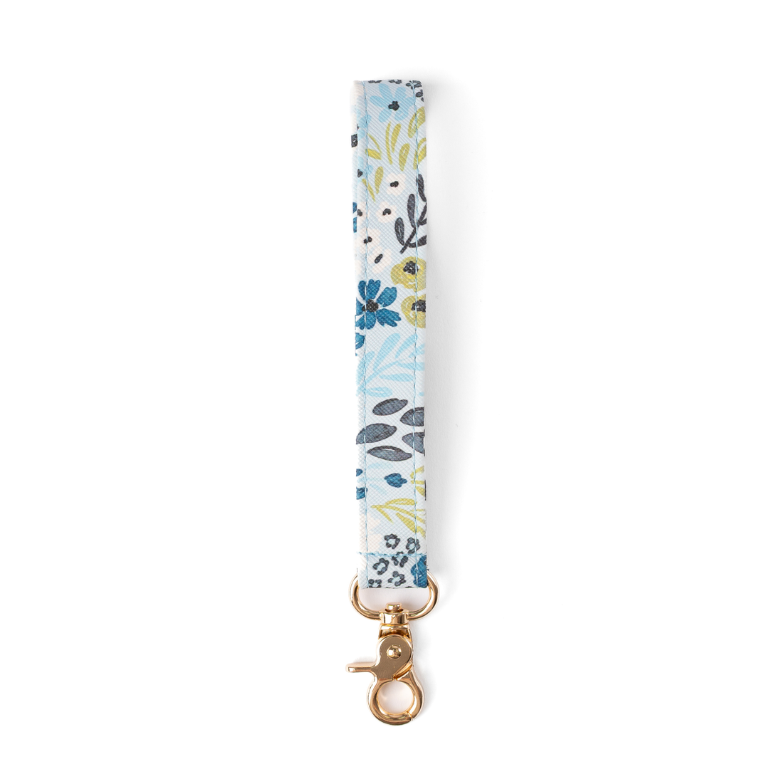 Floral Wristlet Keychain: Countryside Blooms
