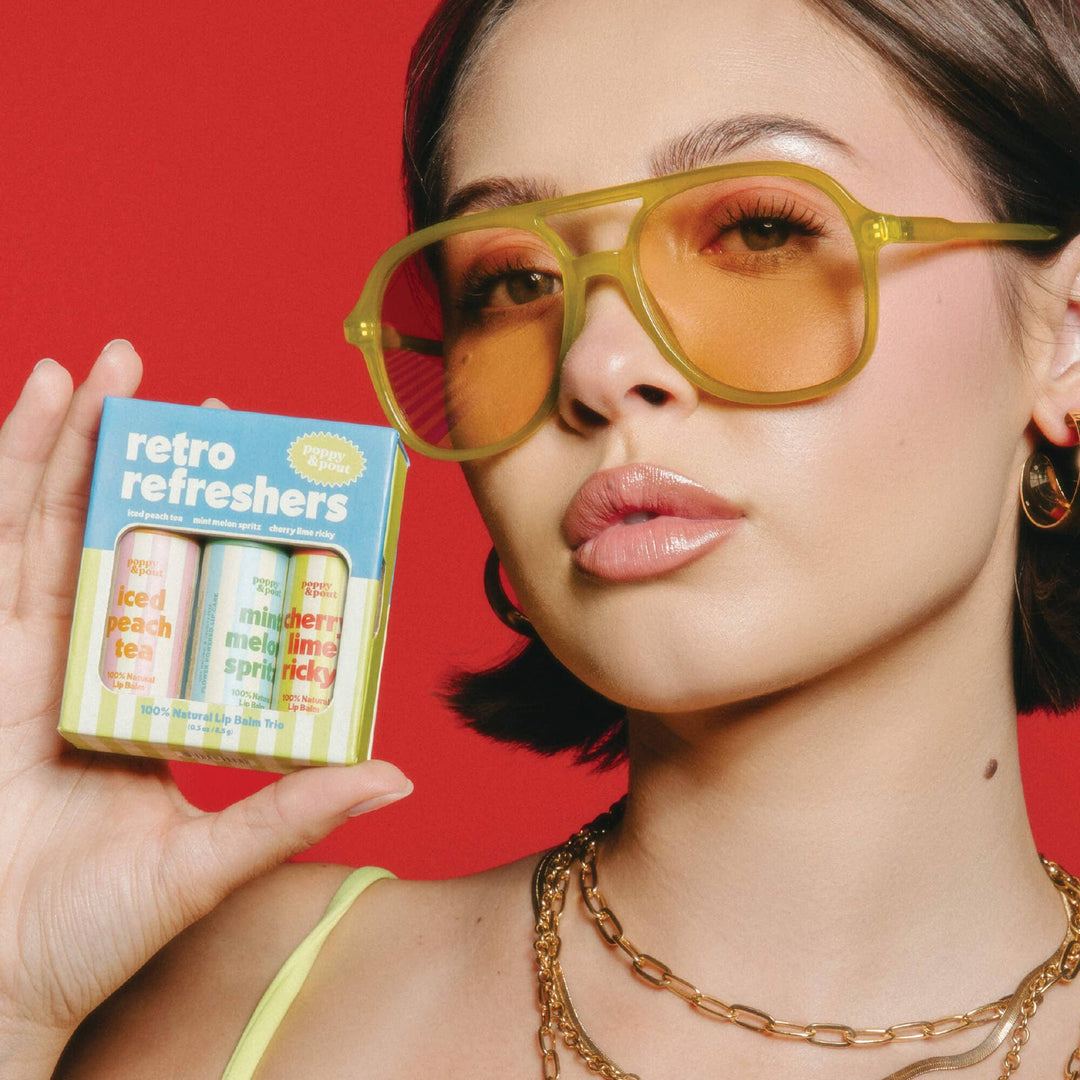 Retro Refreshers Lip Balm Trio - Gift set