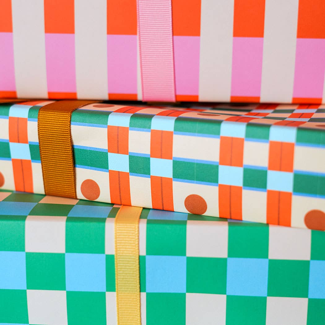 Kiwi Wrapping Paper - Roll of 3 Sheets