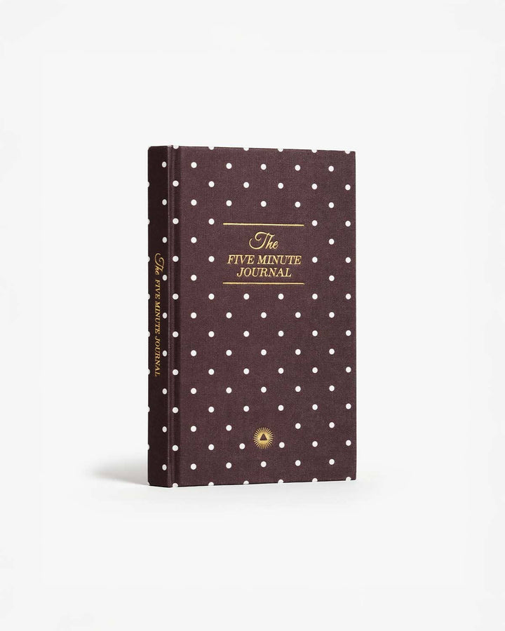 The Five Minute Journal Mocha Polka Dot | Exclusive Print