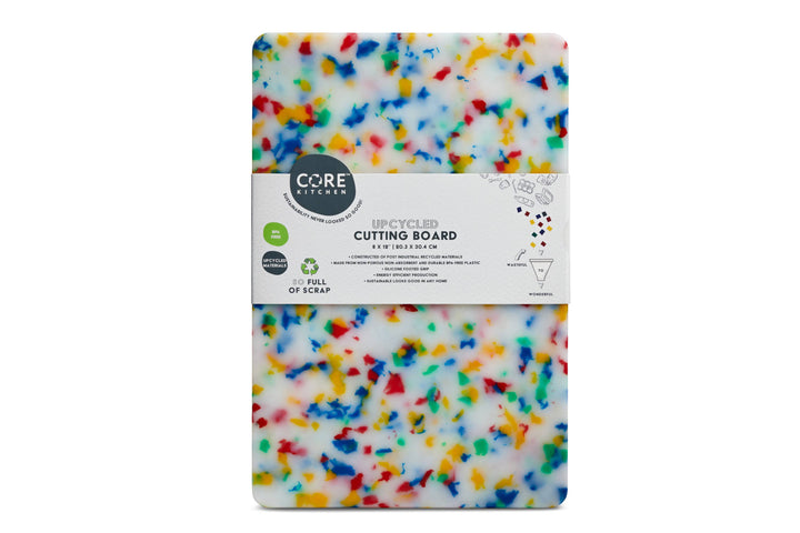 Recycled Plastic Cutting Board - Small Confetti