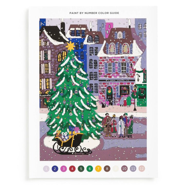 Joy Laforme Christmas Square 9 x 12 Paint by Number Kit