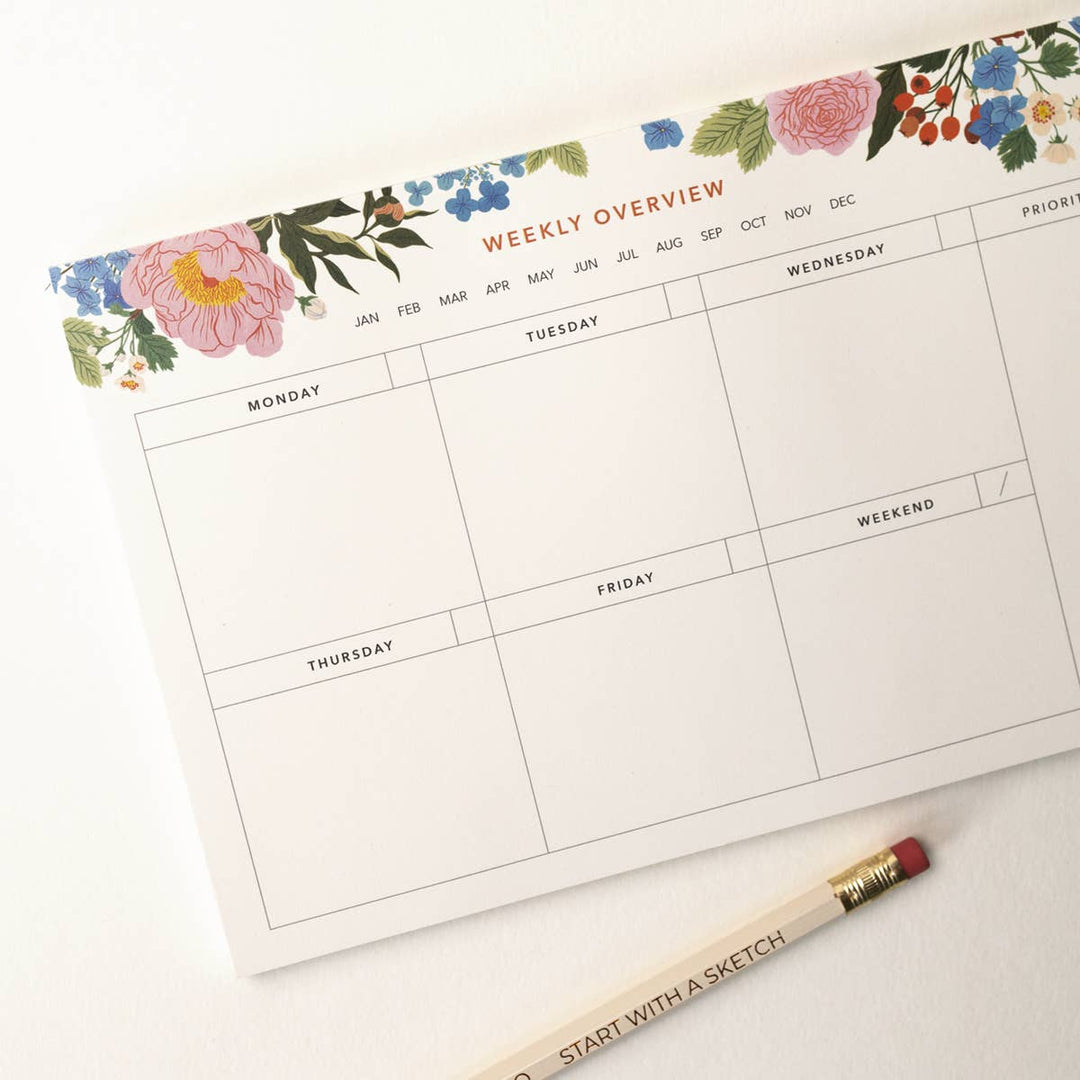 GARDEN | Weekly Overview Notepad