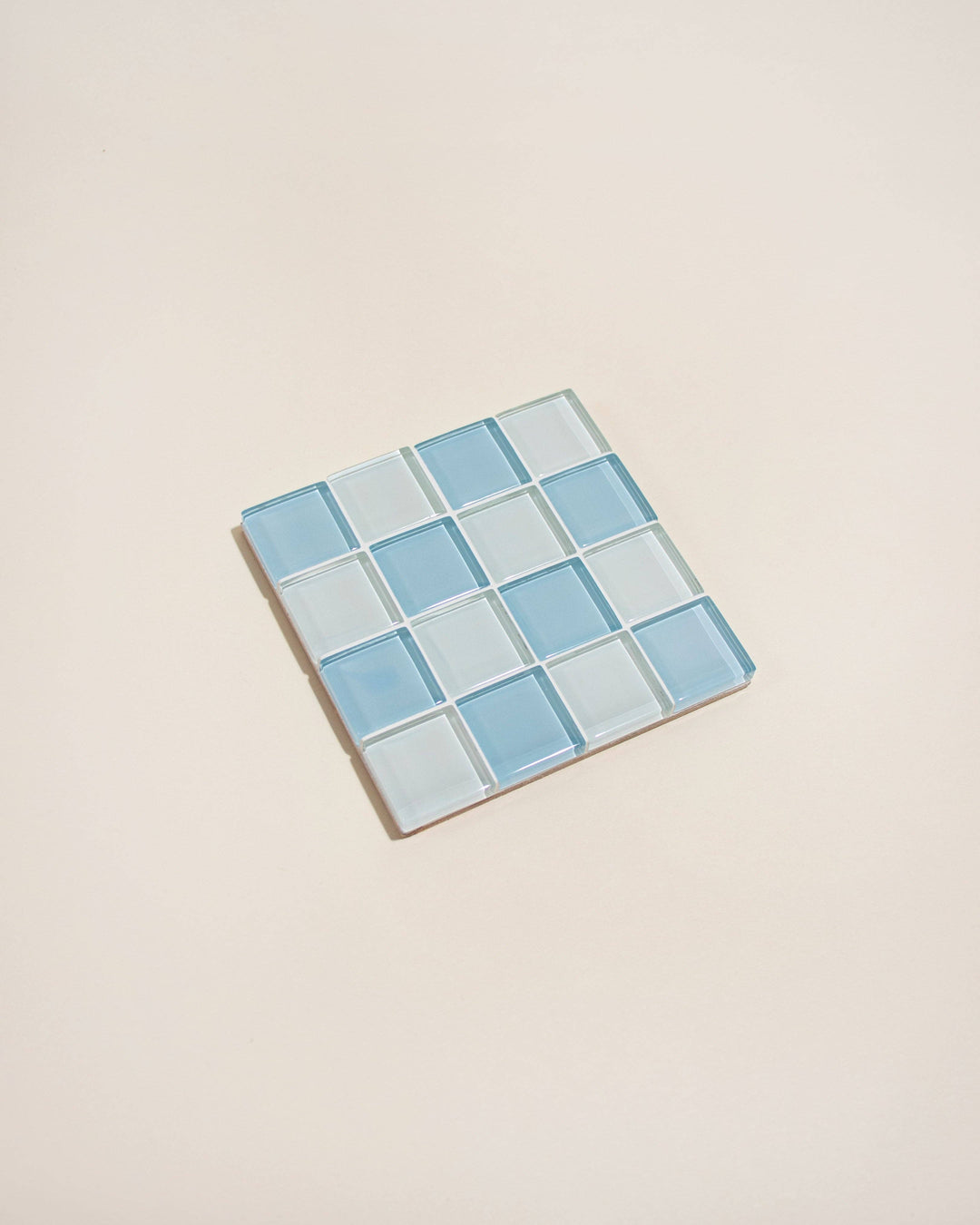 GLASS TILE COASTER - Coconut Crunch Milk Chocolate