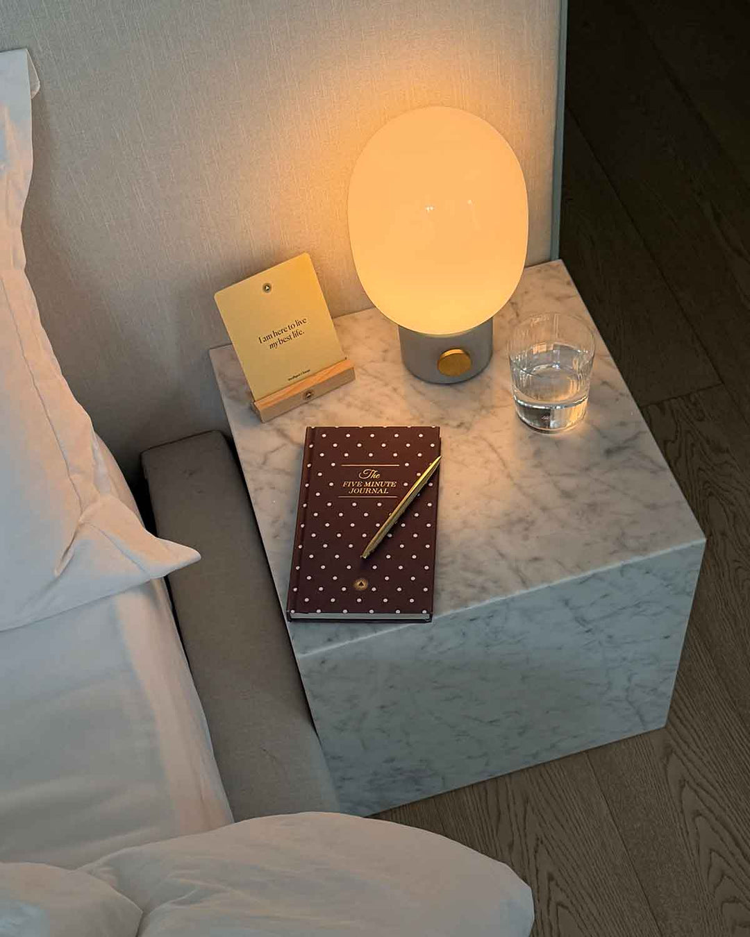 The Five Minute Journal Mocha Polka Dot | Exclusive Print