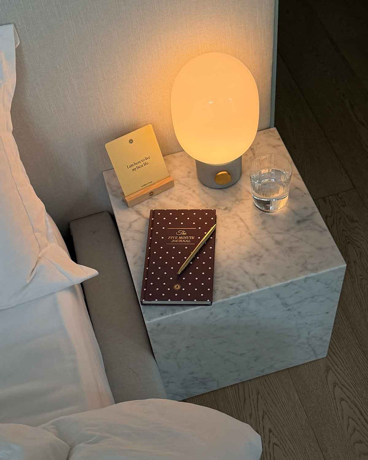 The Five Minute Journal Mocha Polka Dot | Exclusive Print