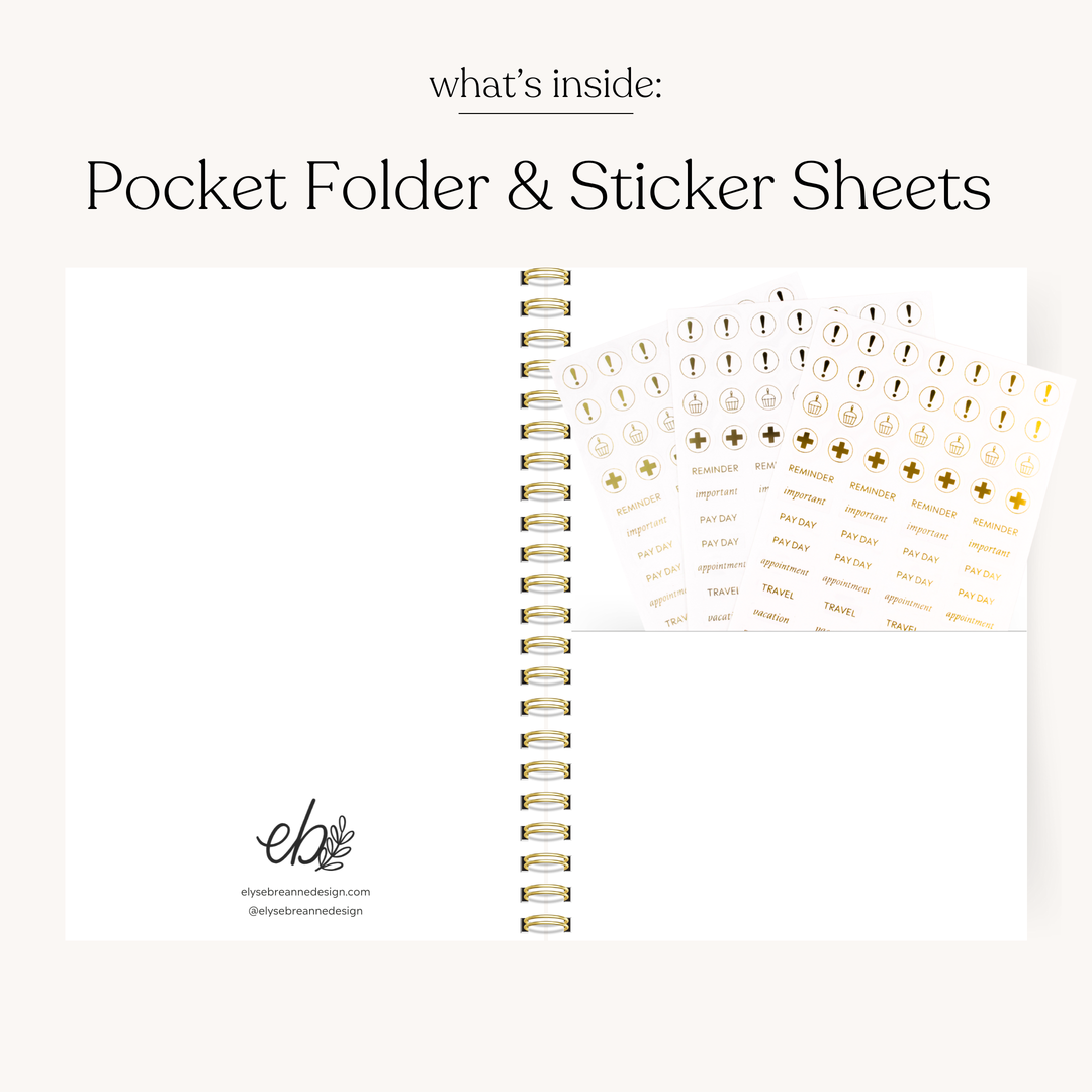 Forget Me Nots 2025-26 Academic Planner: 8.5x11