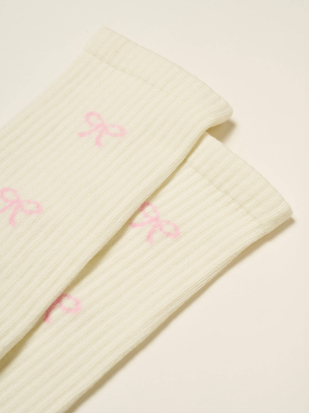 🎀 Bow Knee High Grip Sock