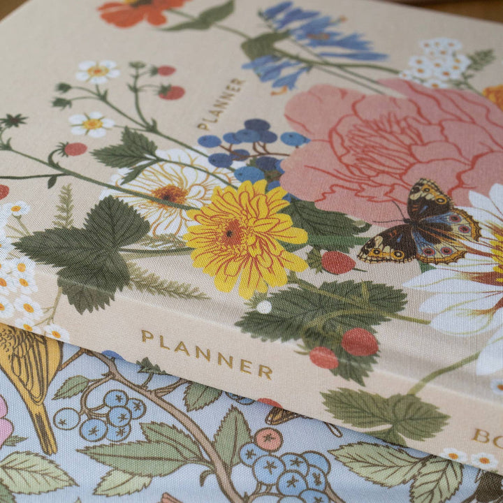 GARDEN FLORA | LINEN-BOUND UNDATED PLANNER