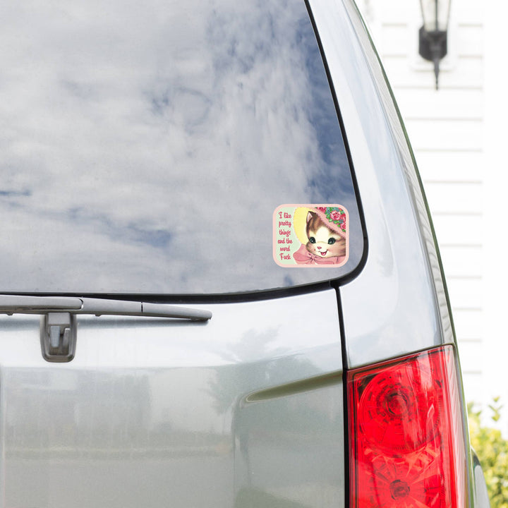 I Like Pretty Things and the Word Fuck Sticker